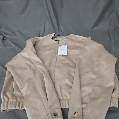 ZARA BEIGE WOMEN'S JACKET β SIZE S (EUR/USA S, MEX 26)