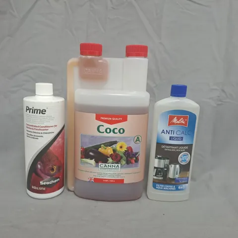 APPROXIMATELY 10 ASSORTED HOUSEHOLD ITEMS TO INCLUDE CONDITIONER FOR MARINE & FRESHWATER, ETC - COLLECTION ONLY