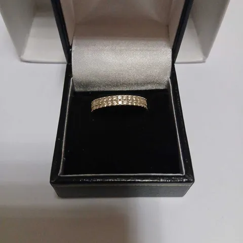 PAVE RING STERLING SILVER