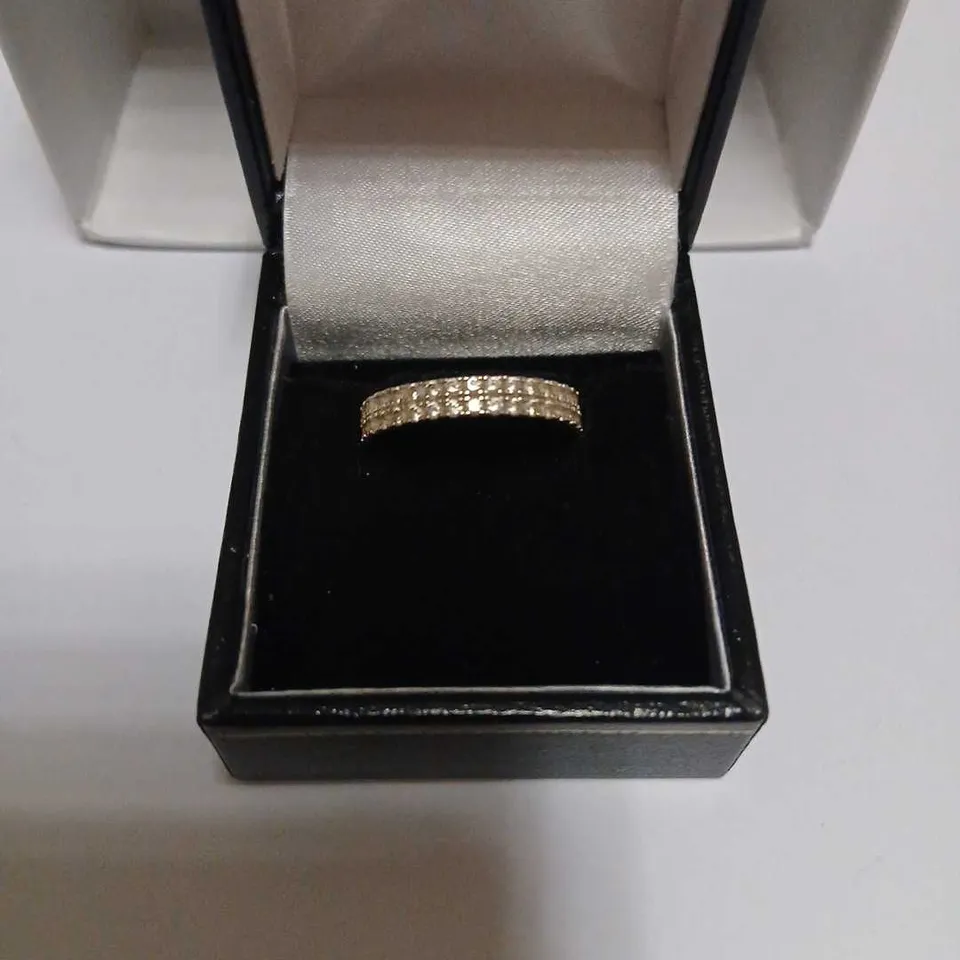 PAVE RING STERLING SILVER