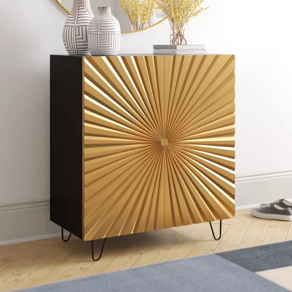 BOXED MAGLIA TWO DOOR ACCENT CABINET