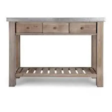 BOXED ALDSWORTH POTTING TABLE NATURAL SPRUCE