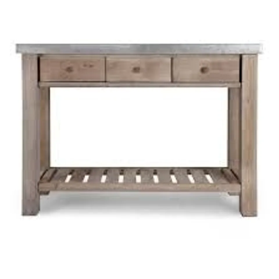 BOXED ALDSWORTH POTTING TABLE NATURAL SPRUCE