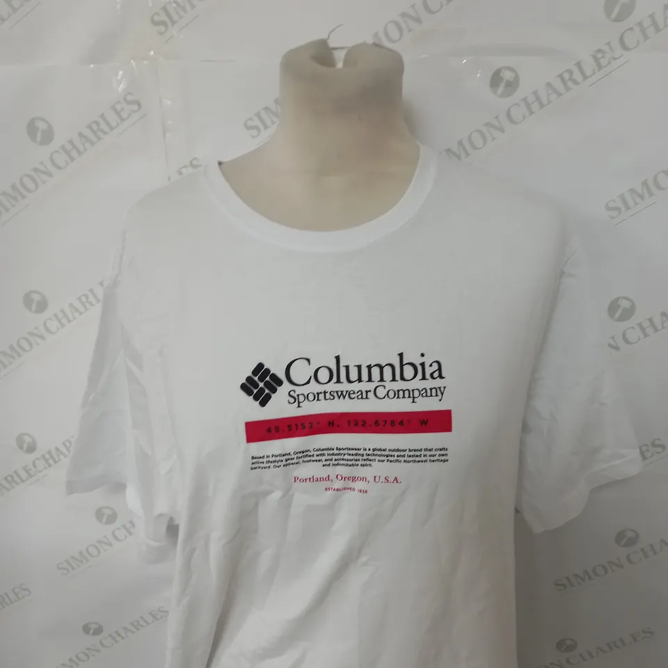 COLUMBIA GRAPHIC T-SHIRT SIZE L