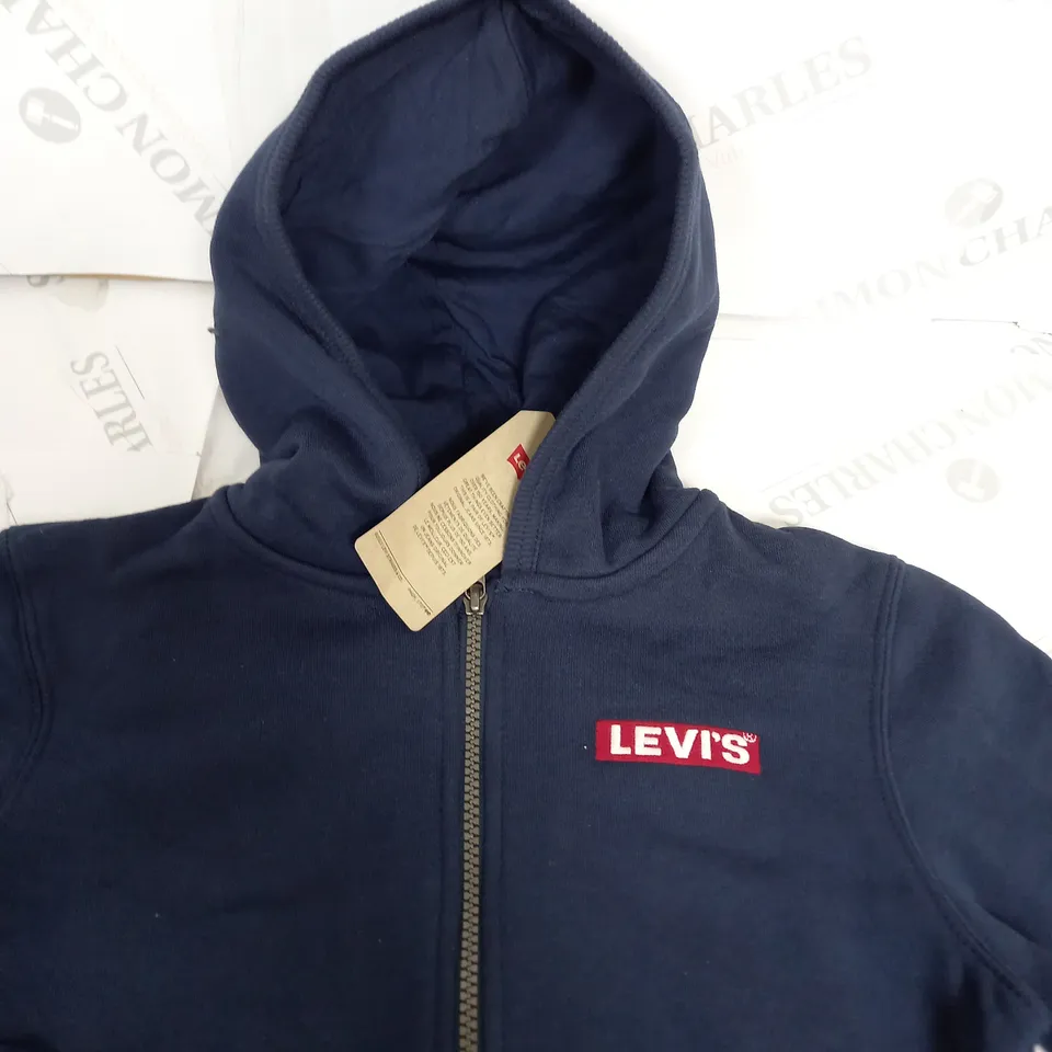 LEVIS ZIPPED NAVY JACKET SIZE UNSPECIFIED