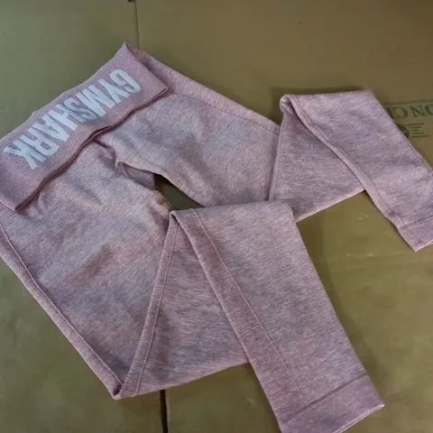 GYMSHARK DUSTY PINK TRAINING LEGGINGS - XS