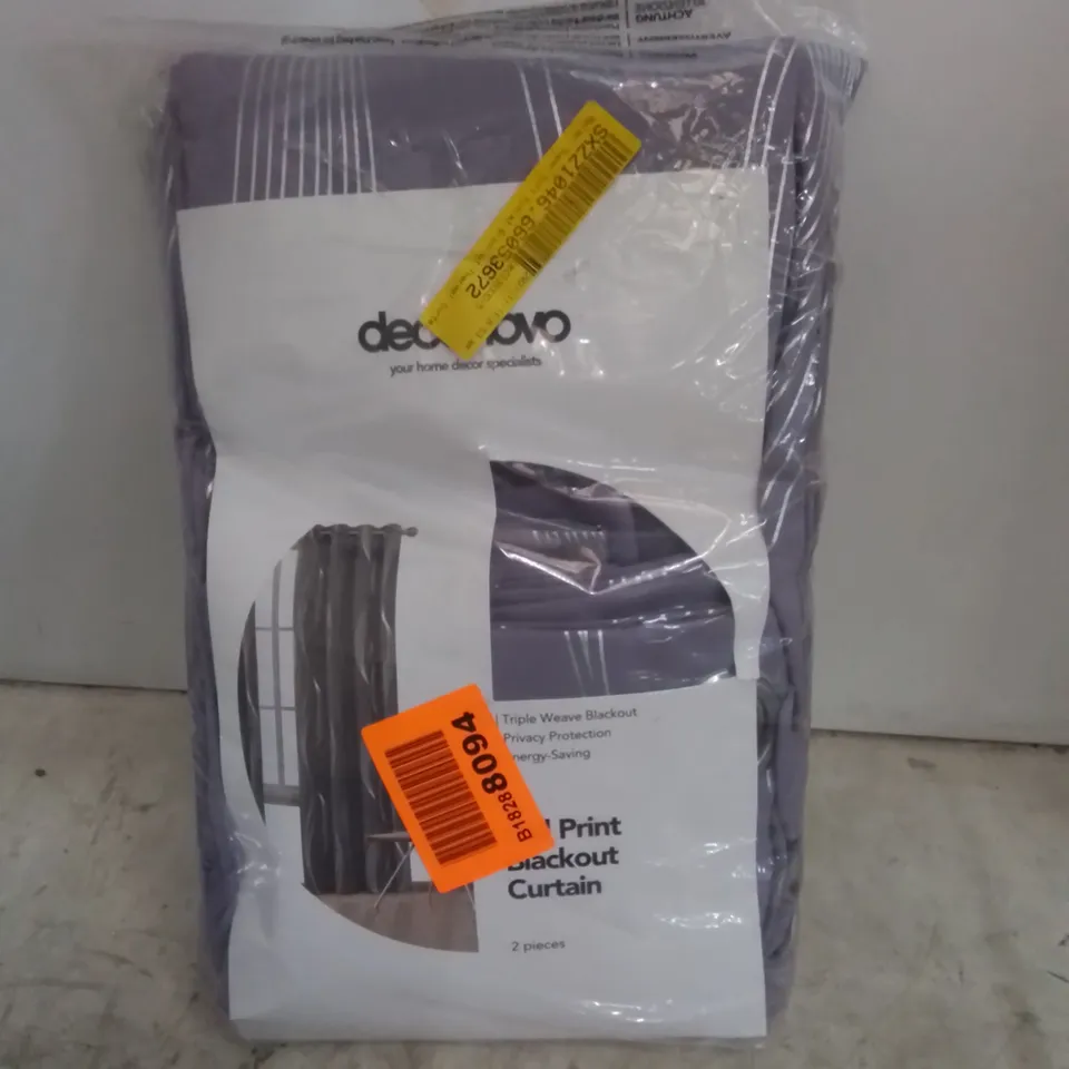 BAGGED PREWETT SUPER SOFT EYELET ROOM DARKENING CURTAINS // SIZE: 168 X 183CM 