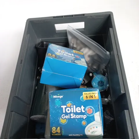 TOTE OF APPROXIMATELY 12 ASSORTED ITEMS TO INCLUDE: BLU TACK 