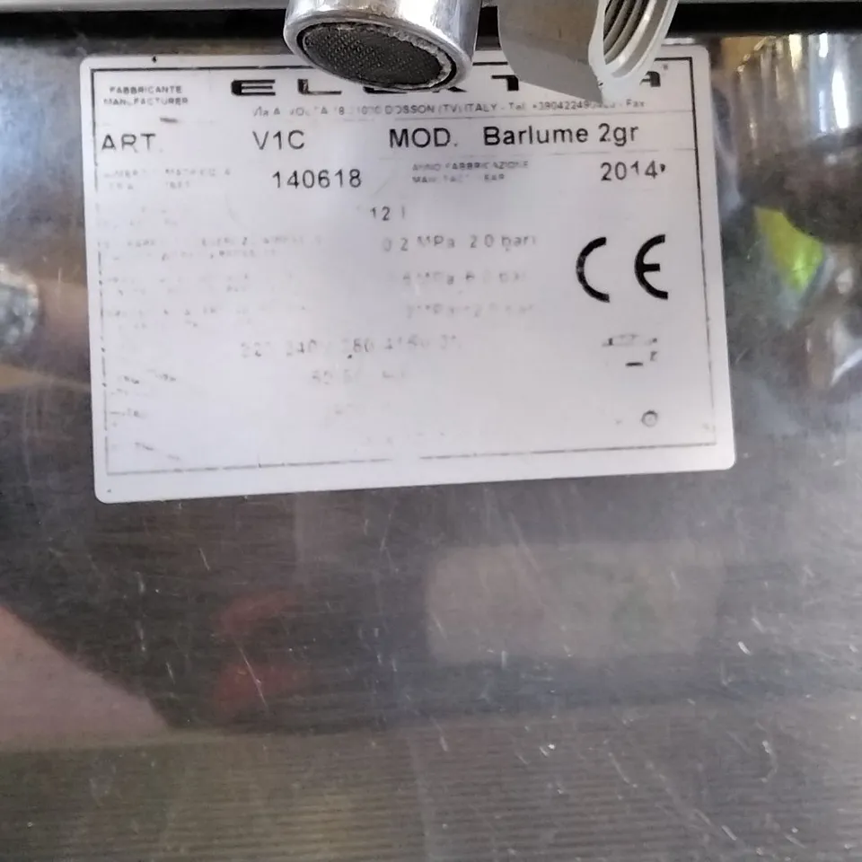 ELEKTRA BARISTA CREMA CAFFÈ 2 STATION COFFEE MACHINE 