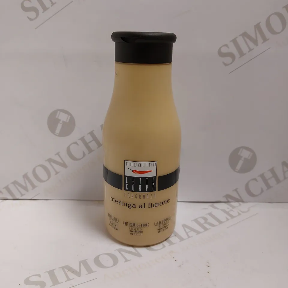 BOX OF APPROXIMATELY 20 AQUOLINA LATTE LEMON MERINGUE BODY MILK - 250ML