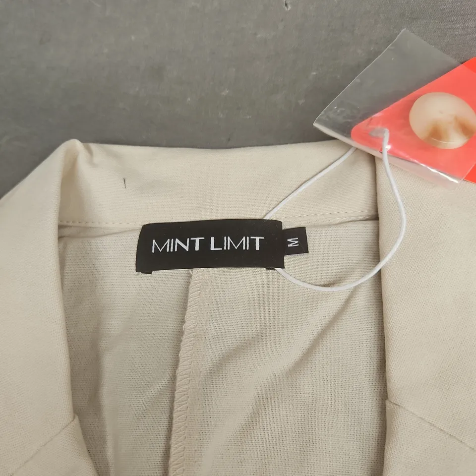 MINT LIMIT BEIGE BLAZER – WOMEN'S, UK SIZE M
