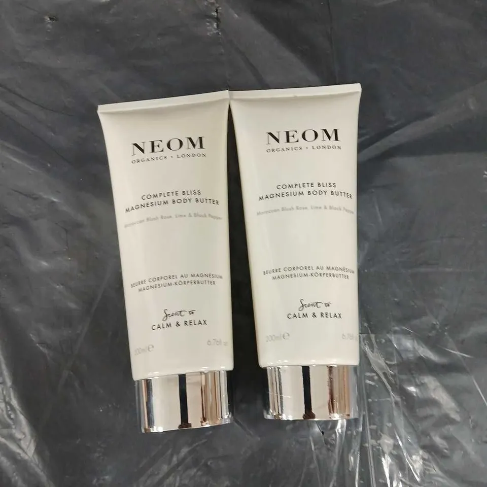 NEOM COMPLETE BLISS MAGNESIUM BODY BUTTER 200ML X2