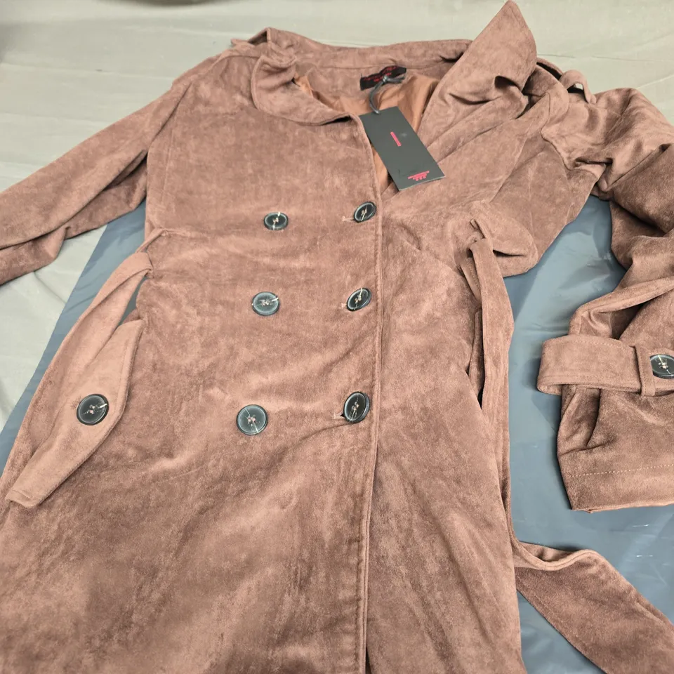 LIQUORNPOKER JACKET IN BROWN SIZE UK 10