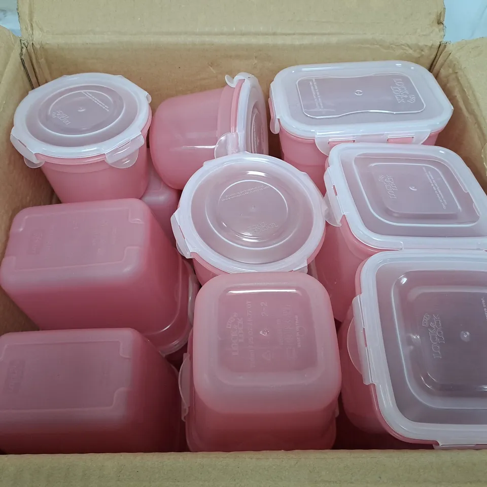 OUTLET LOCK & LOCK 25 PIECE NESTABLE FOOD CONTAINERS