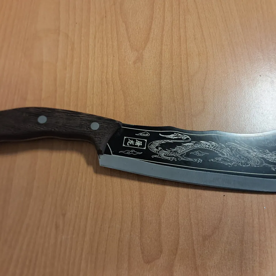 8" HEAVY KITCHEN KNIFE WITH SQUARED BLADE