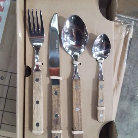 BOXED MIKASA DRIFT 16 PEICE CUTLERY SET