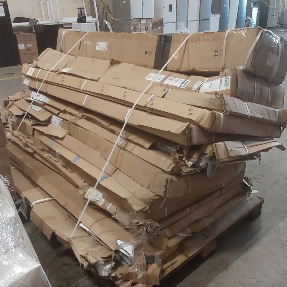 PALLET CONTAINING  A VERY LARGE QUANTITY OF ASSORTED BATHROOM PANEL PARTS