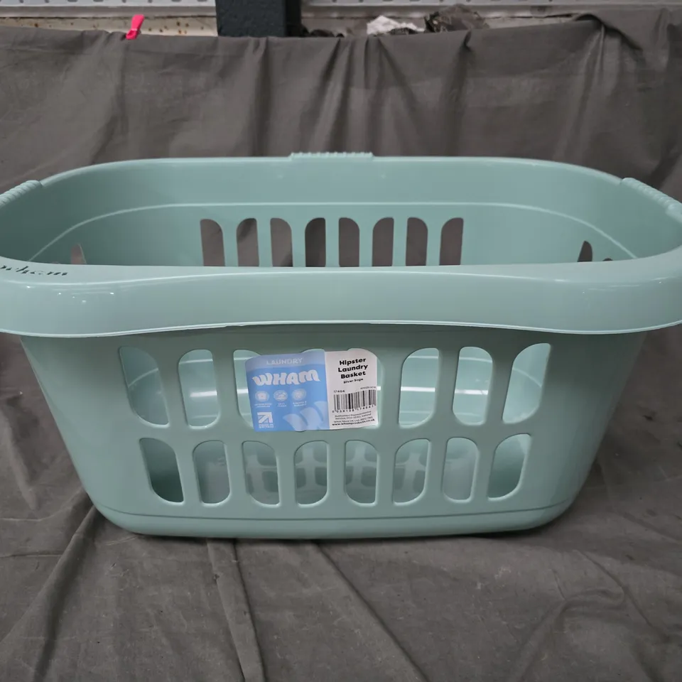 WHAM HIPSTER LAUNDRY BASKET IN SILVER SAGE