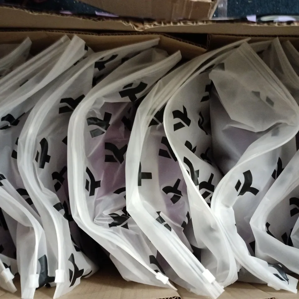 APPROXIMATELY 12 BAGGED KOI ORCHID BURST OVERSIZED HOODIES - SMALL