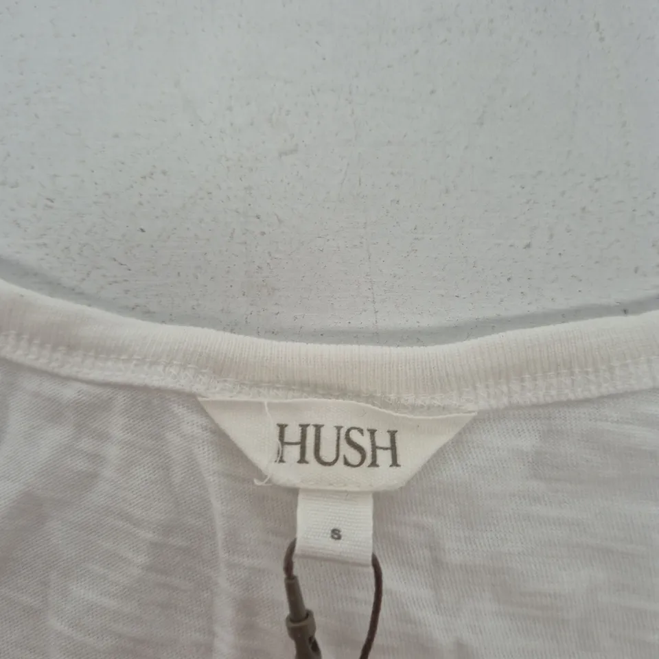 HUSH WHITE TANK TOP – SIZE S