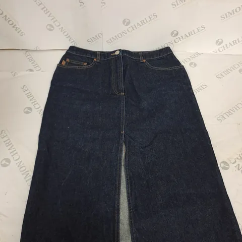 FCUK WOMEN DENIM SLIT SKIRT SIZE 10