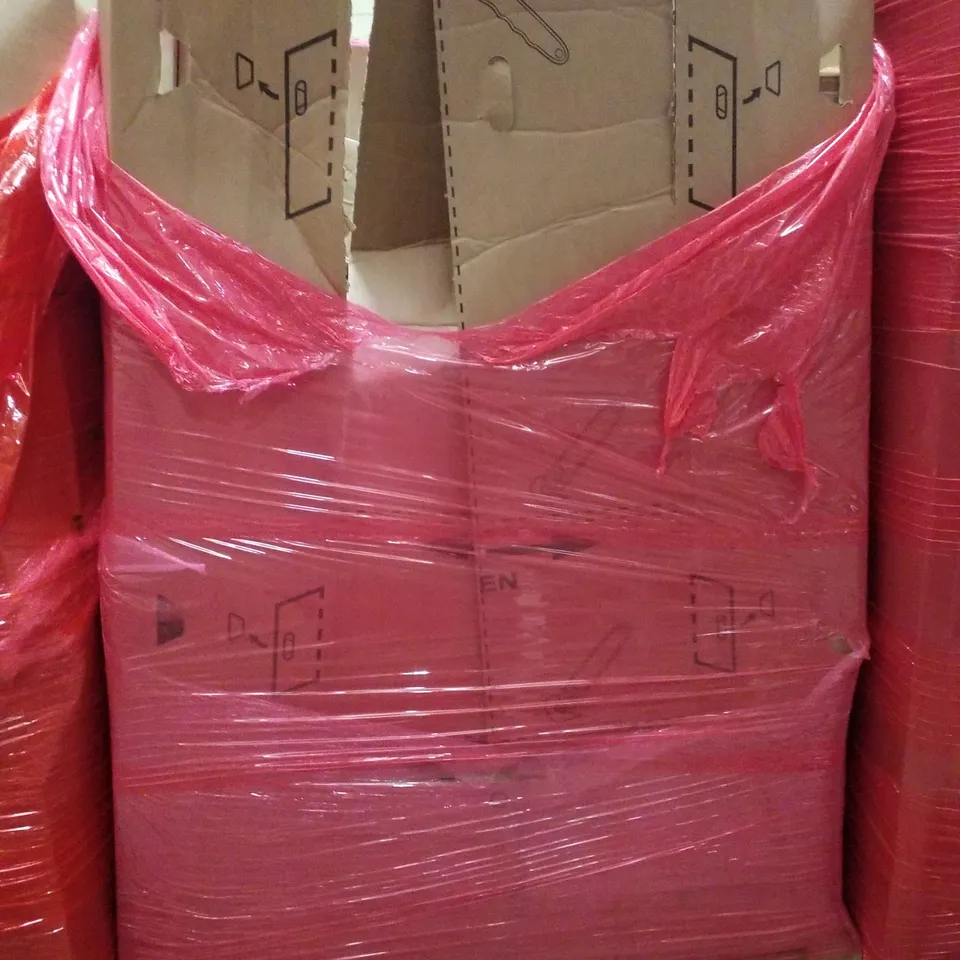 PALLET CONTAINING ASSORTED PRODUCTS INCLUDING HEAVY BOXING BAG, SEAT CUSHION, CLOUD PLAY MAT, BBQ GRIDDLE KIT & AWNING TENT
