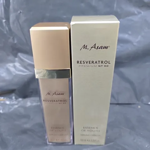 BOXED M.ASAM RESVERATROL ESSENCE OF YOUTH SERUM - 100ML