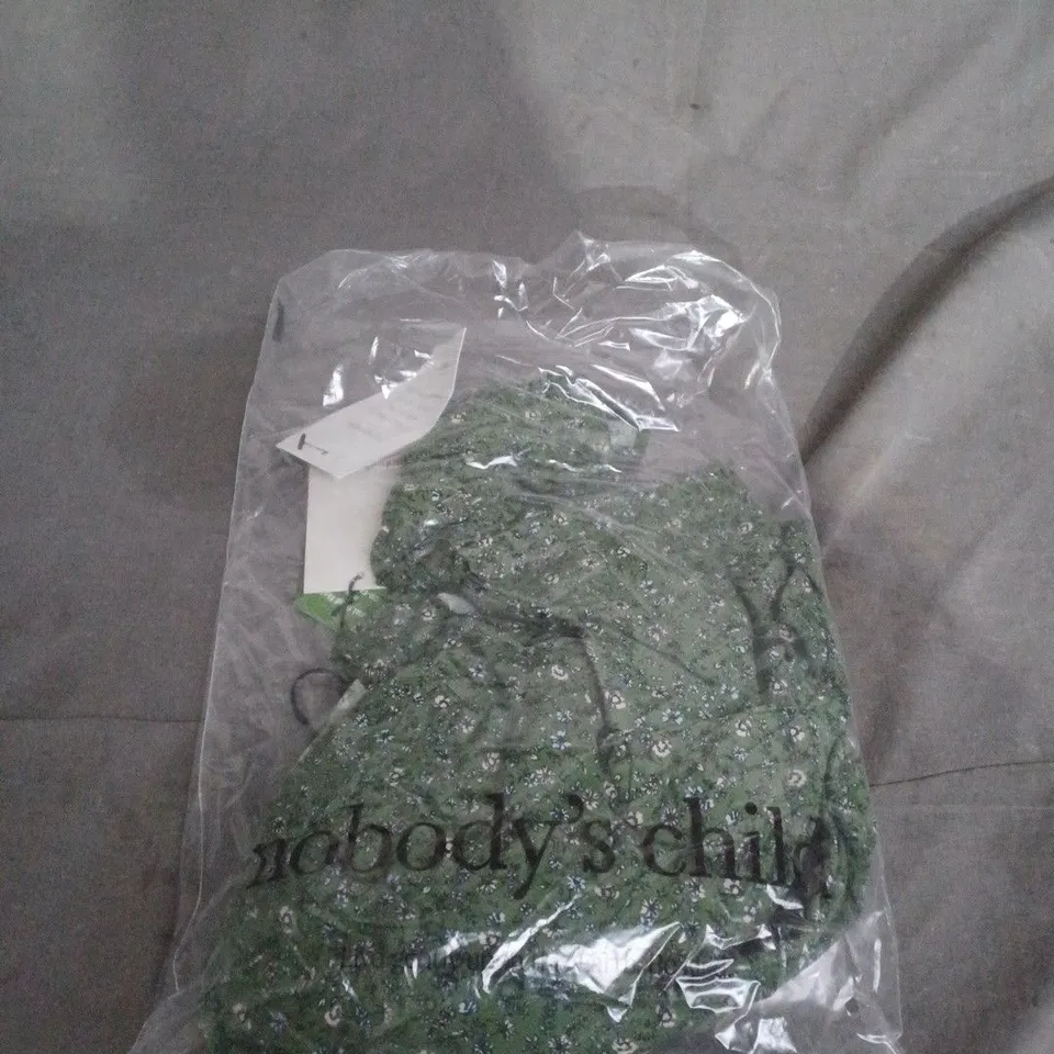 BAGGED NOBODYS CHILD AVERY MIDI DRESS - SIZE 10