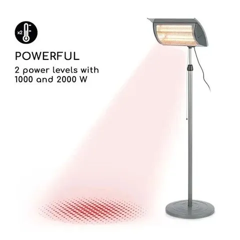 BOXED BLUMFELDT HEAT GUARD FOCUS OUTDOOR HALOGEN HEATER