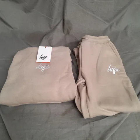 HYPE KIDS TRACKSUIT IN SAND SIZE 11-12YRS