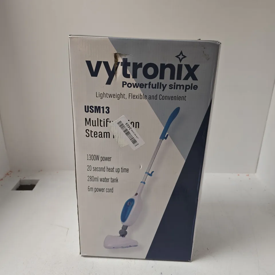 BOXED VYTRONIX MULFUNCTION STEAM MOP