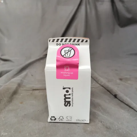 TOTE OF APPROXIMATELY 12 CARTONS OF SMOL WASHING UP LIQUID REFILLS 500ML PER CARTON