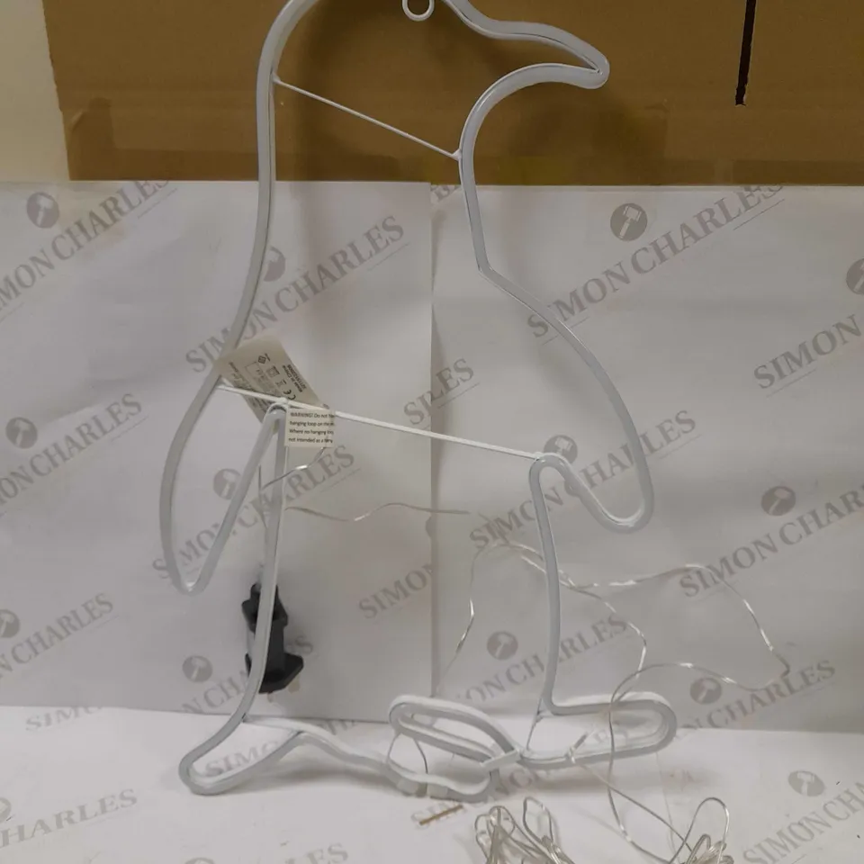 BLUE & ORANGE PENGUIN NEON LED LIGHT