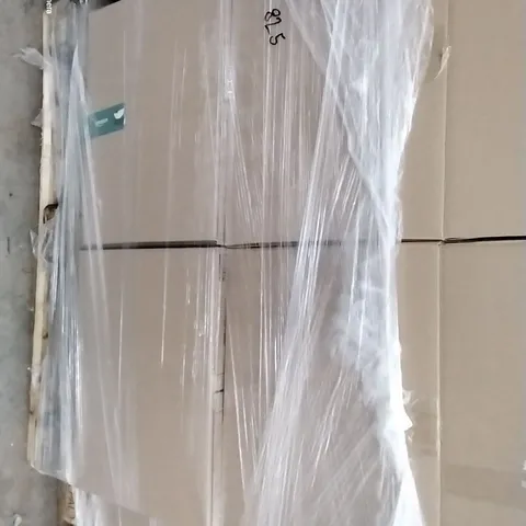 PALLET CONTAINING 4 BOXES OF ASSORTED HOUSEHOLD ITEMS TO INCLUDE SEALED PLANET COLLECTION DVD, BOXED ALLOT SHOES AND N-S OLED PROTECTIVE CASE
