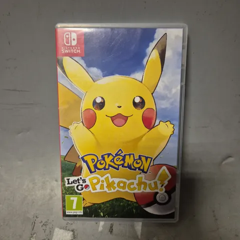 NINTENDO SWITCH POKEMON LETS GO PIKACHU 