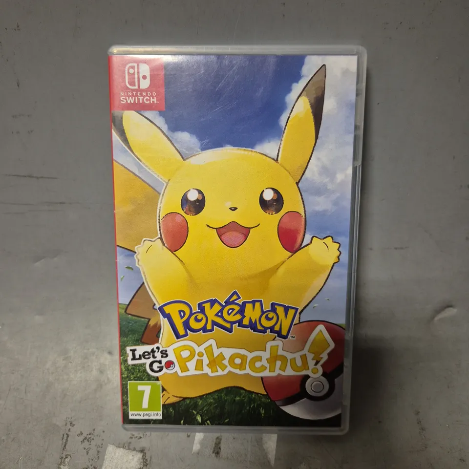 NINTENDO SWITCH POKEMON LETS GO PIKACHU 