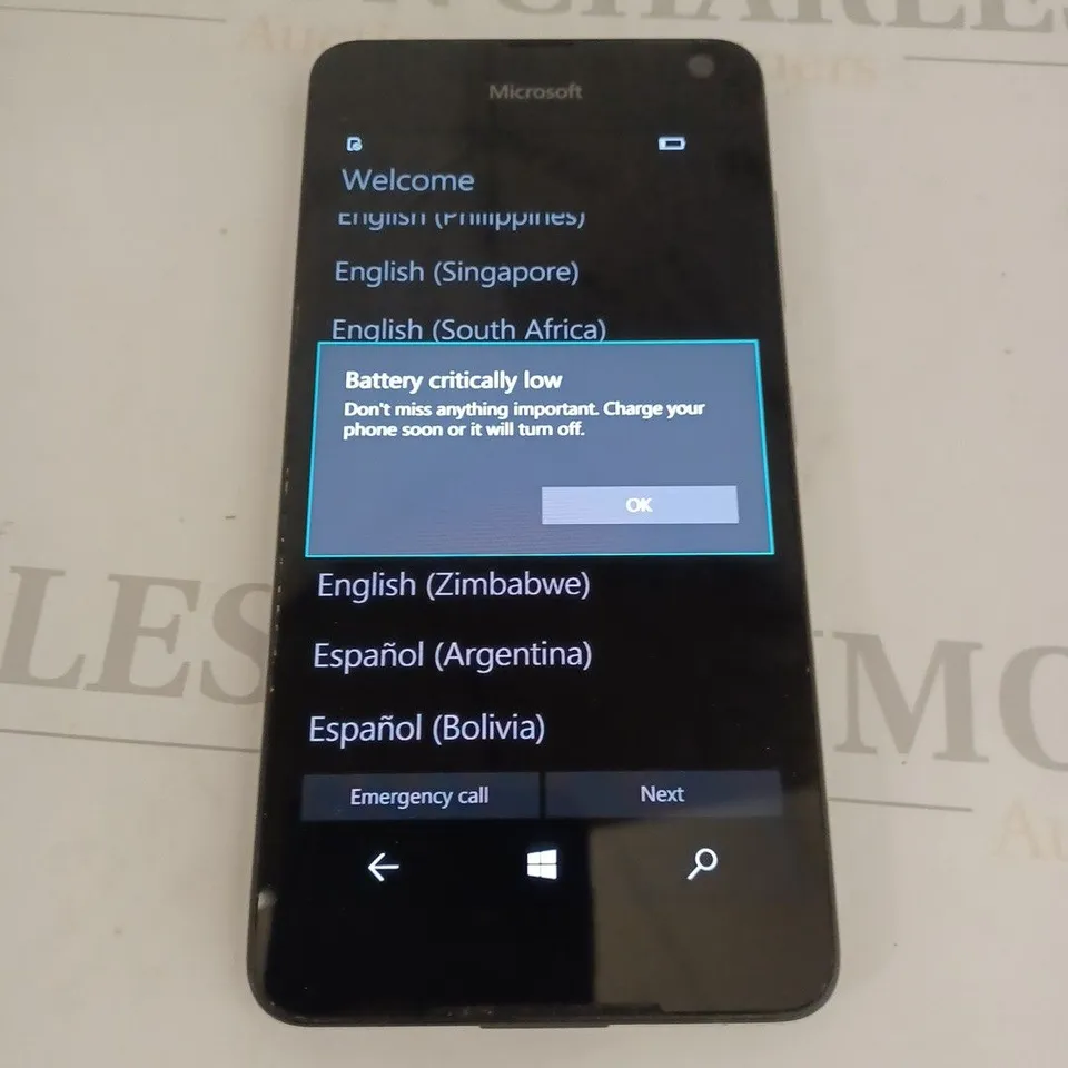 MICROSOFT MOBILE PHONE