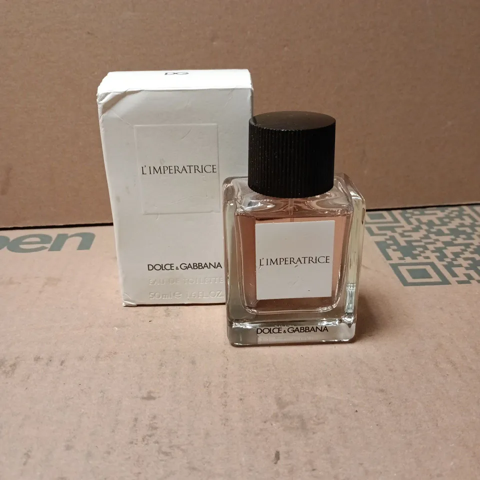BOXED DOLCE AND GABBANA L'IMPERATRICE EAU DE TOILETTE - 50ML 