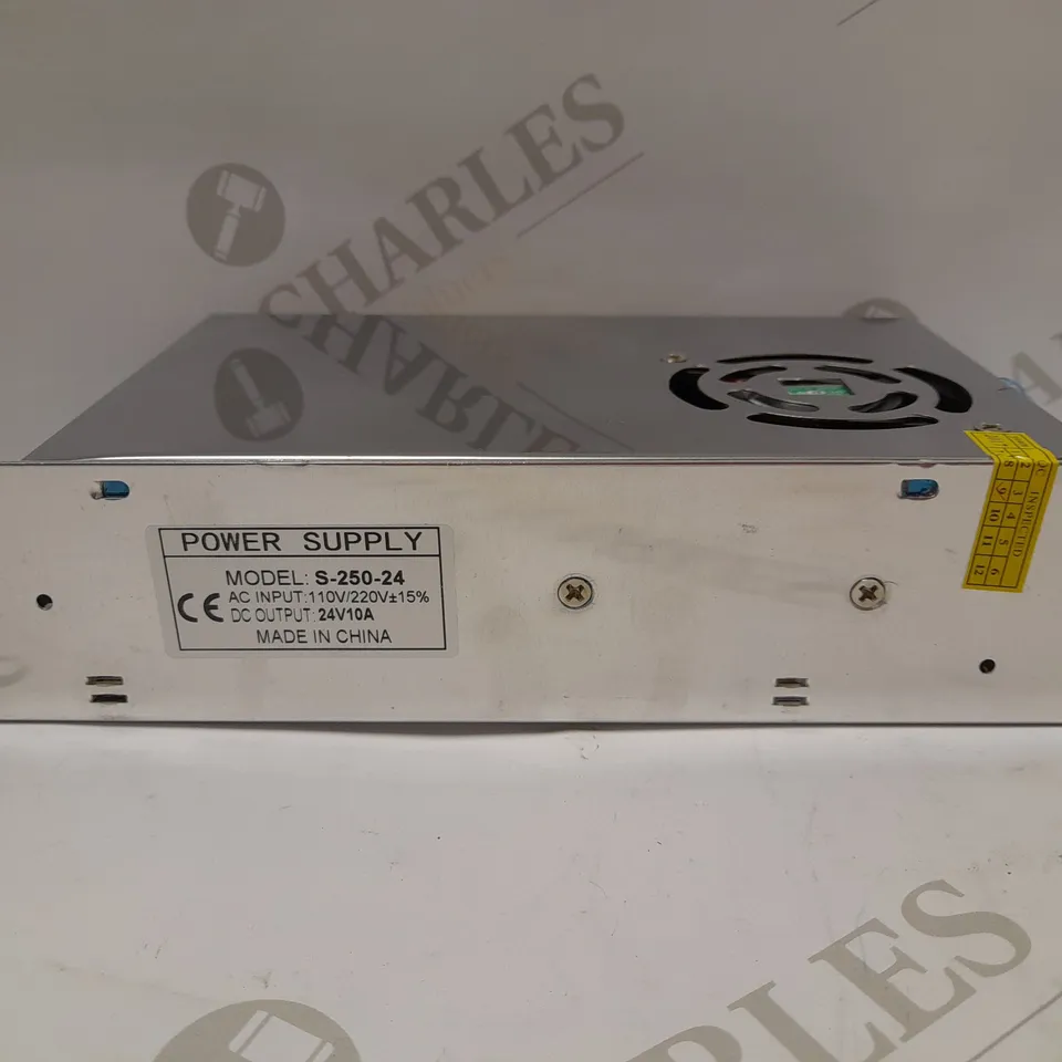 24V 10A S-250-24 POWERSUPPLY UNIT 240W FAN