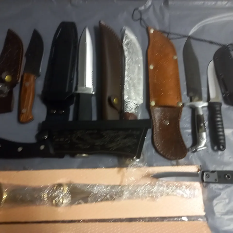 LOT OF 9 ASSORTED KNIVES