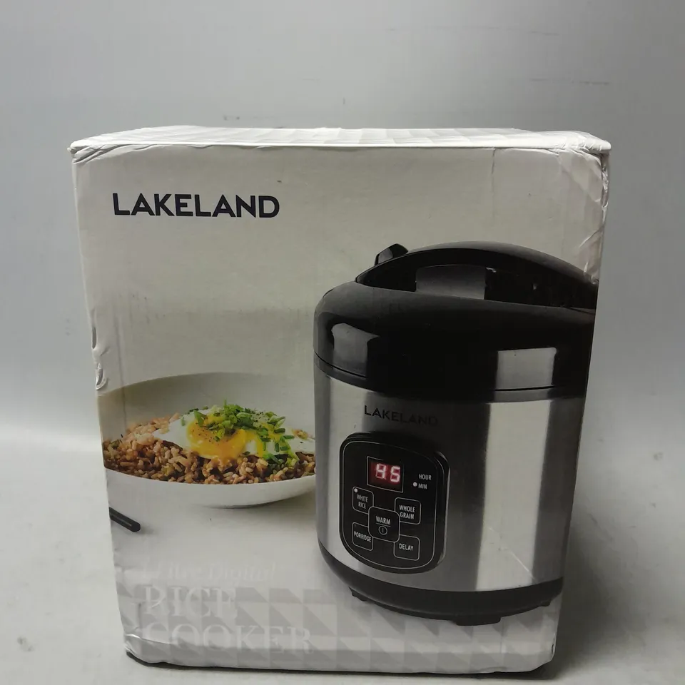 BOXED LAKELAND RICE COOKER 