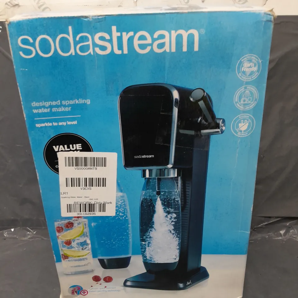 SODA STREAM ART SPARKLING WATER MARKER - BLACK  