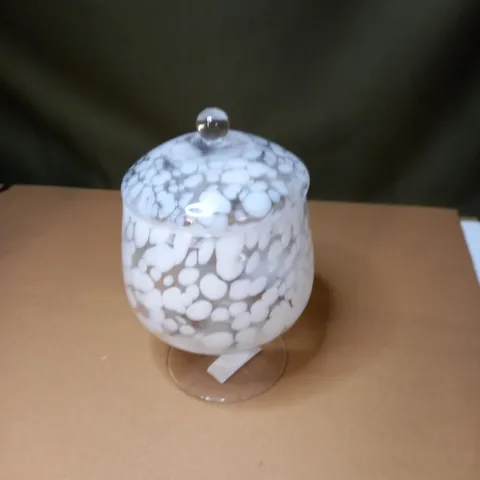 GLASS STORAGE JAR