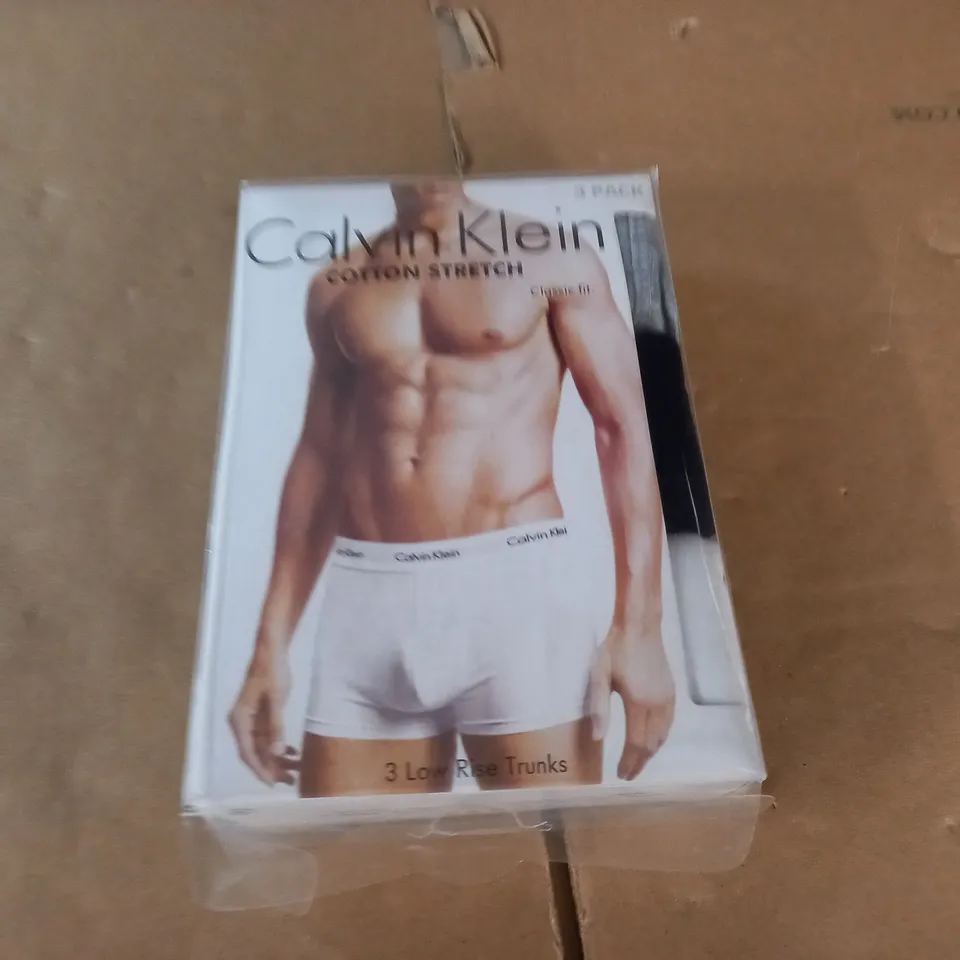 CALVIN KLEIN 3-PACL LOW RISE TRUNKS - L