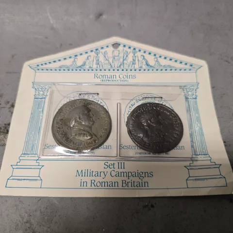 ROMAN COINS SET III MILITRAY CAMPAIGNS IN ROMAL BRITAIN
