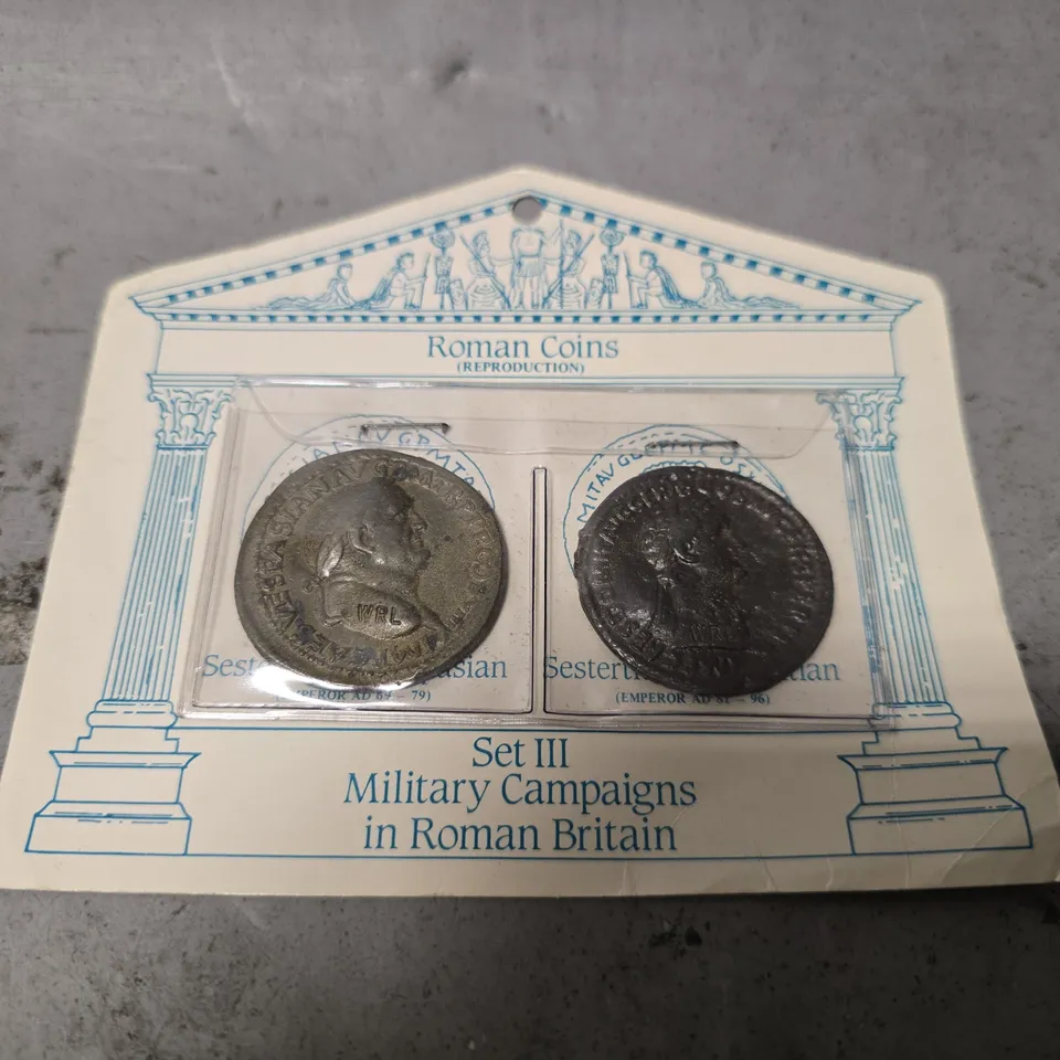 ROMAN COINS SET III MILITRAY CAMPAIGNS IN ROMAL BRITAIN