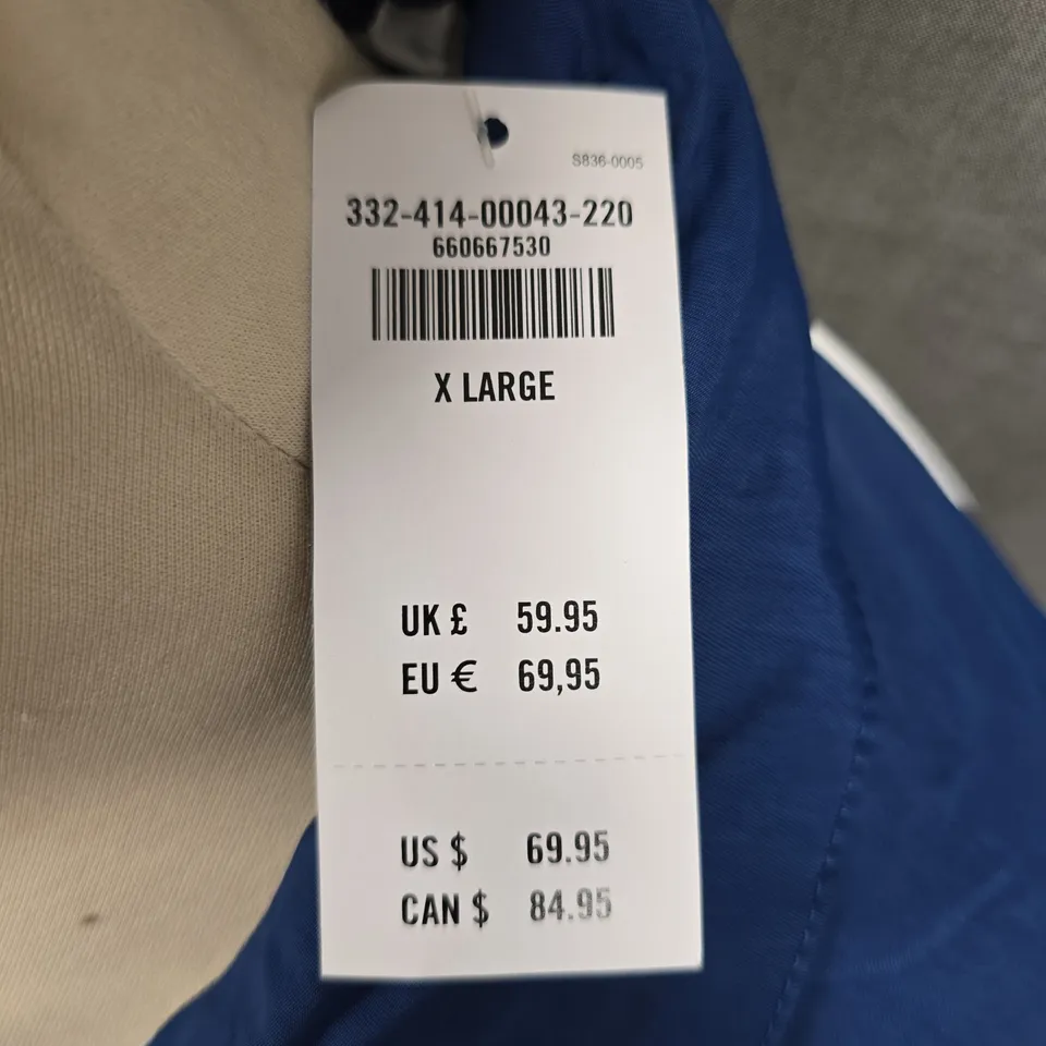 HOLLISTER ZIP THROUGH BLUE TRAING JACKET - XL