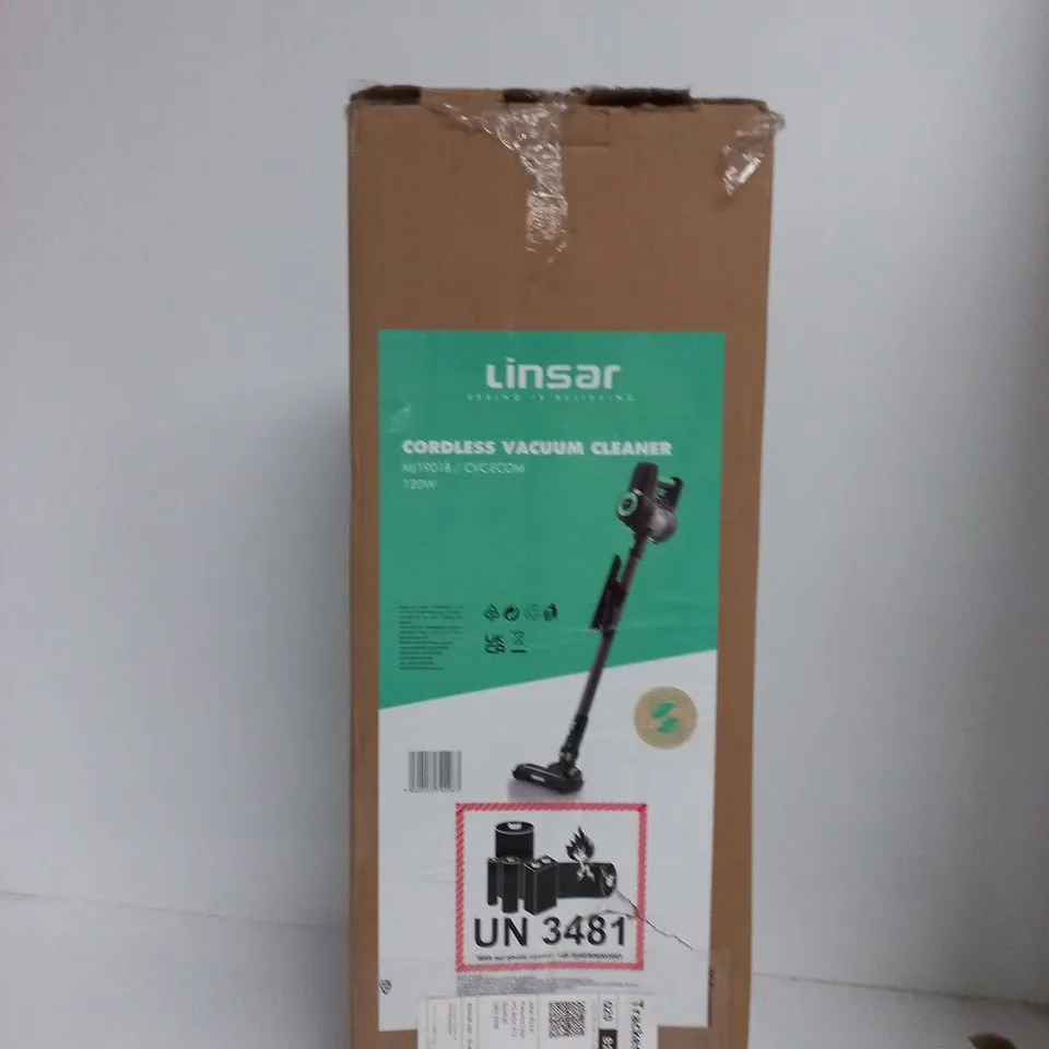 LINSAR CORDLESS VACUUM CLEANER – BOXED