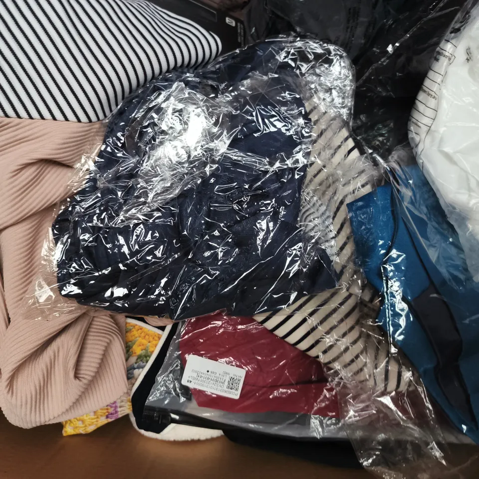 APPROXIMATELY 20 ASSORTED CLOTHING AND FASHION PRODUCTS IN VARIOUS STYLES AND SIZES - COLLECTION ONLY