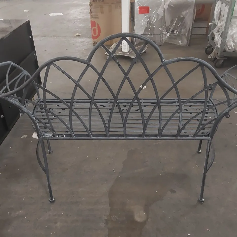 METAL GARDEN BENCH